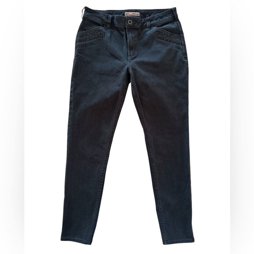 5.11 Tactical Women's Straight Leg Charcoal Wash Jeans Size 8 Regular